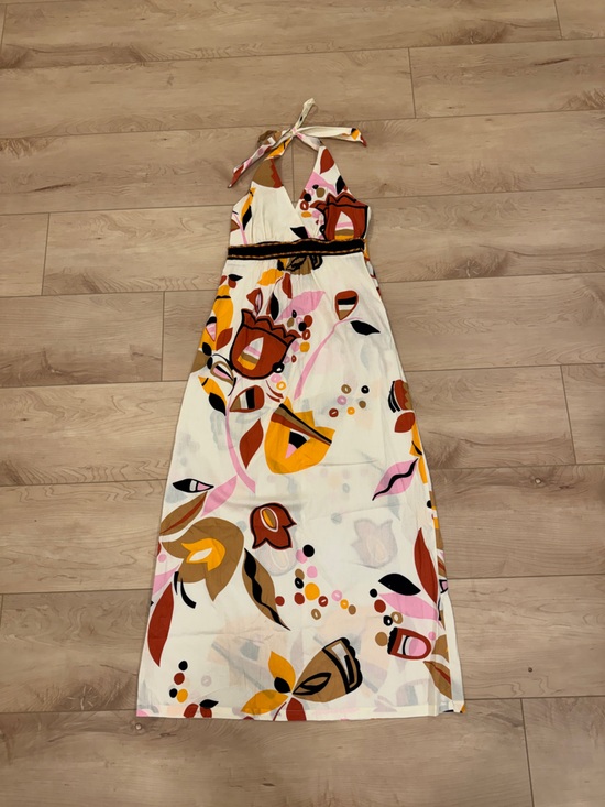 jonathan martin Dresses & Skirts - Jonathan Martin Floral Halter Maxi Dress Cotton Vacation Summer Size 6